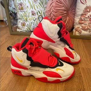 Nike Air Speed Turf Shoes Sneakers White Laser Orange Red Orbit  BQ9632-102 7Y 6